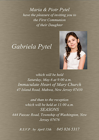 FIRST COMMUNION----------------INV57S-CM11 (back)
